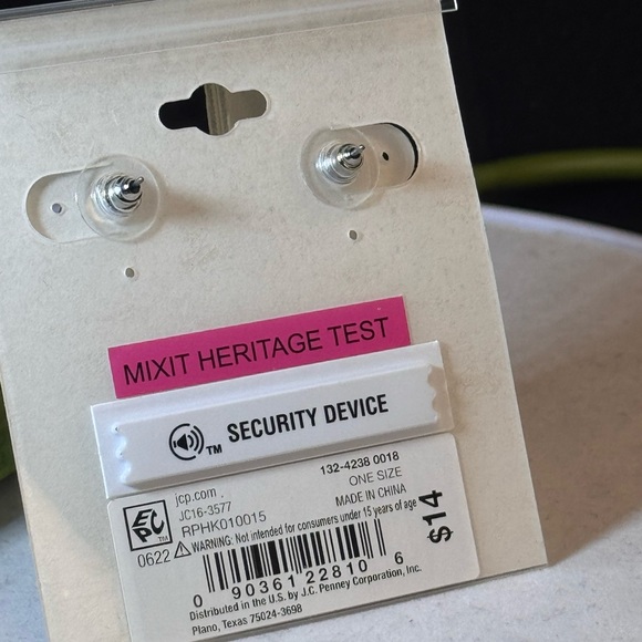 MIXIT Silver Tone Filigree Post Earrings - Picture 5 of 5